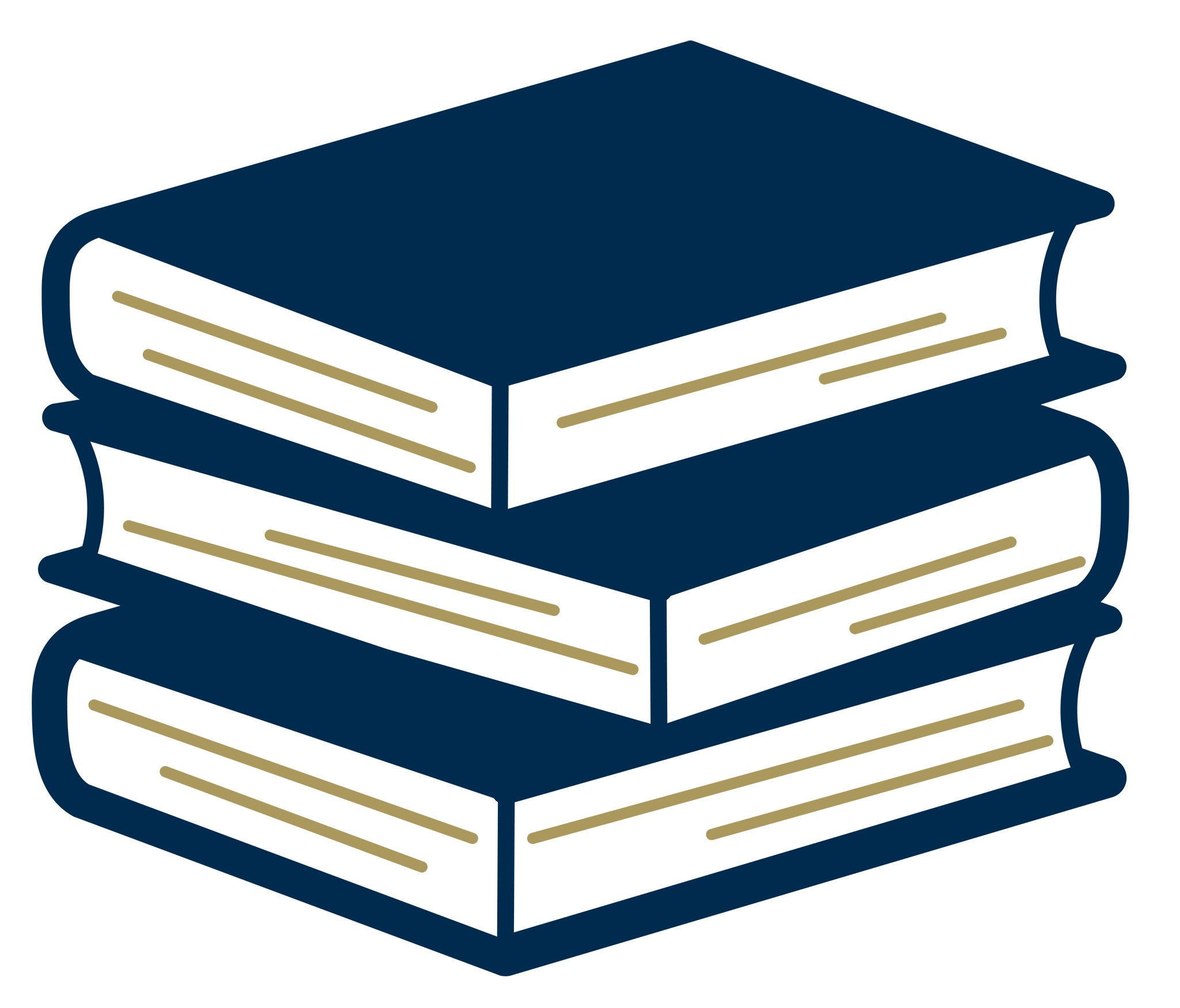 Illustration of stacked books.