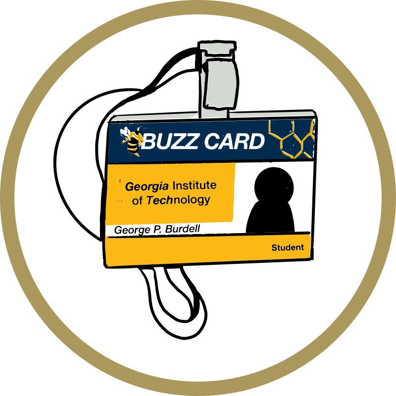 Artwork of a student buzzcard